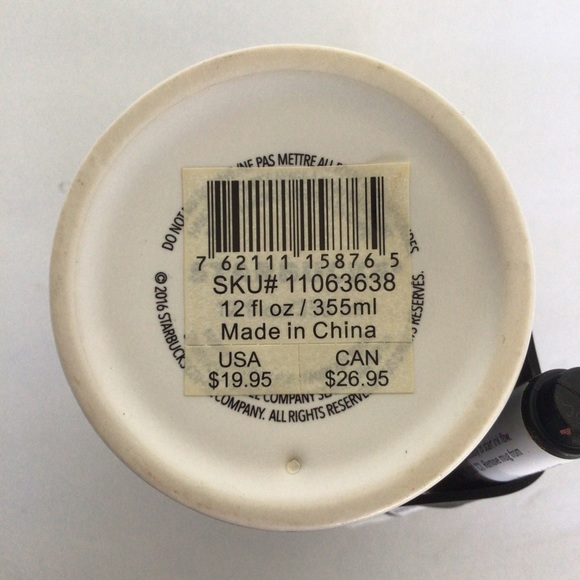 STARBUCKS BLACK TRAVEL TUMBLER 12 OZ NWT - Picture 10 of 10